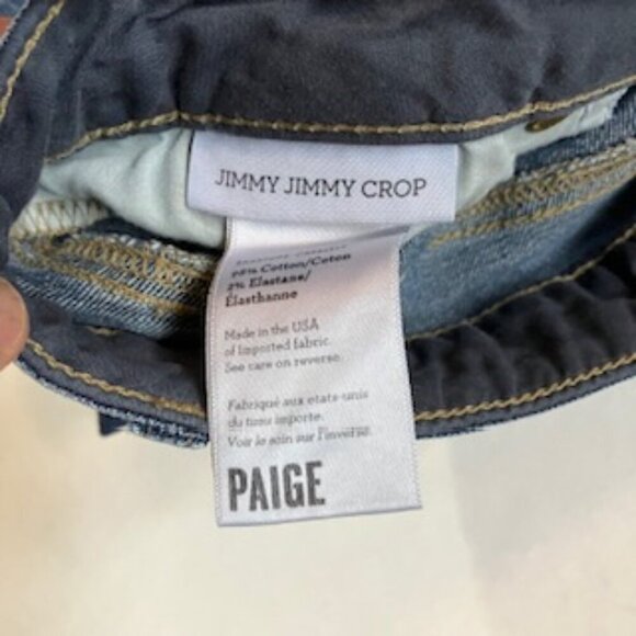 Paige Jeans, Jimmy Jimmy crop Size 30 - Picture 4 of 6